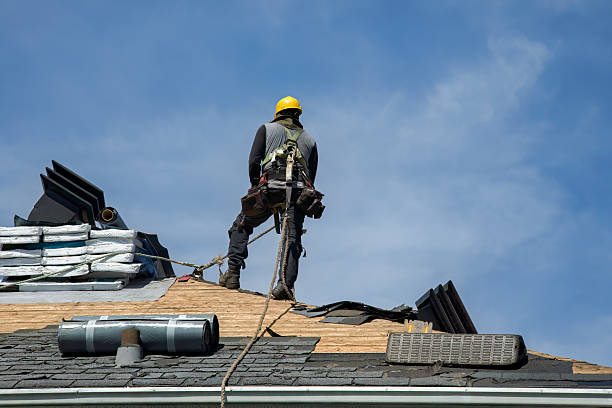 Professional Roof Replacement technician working in Lawrence, PA